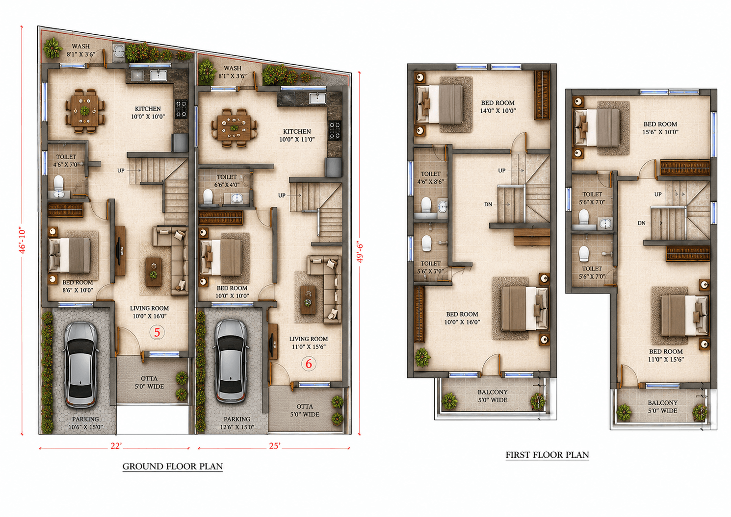 Plot No. 5 & 6