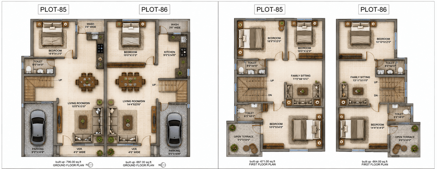 Plot No. 85 & 86